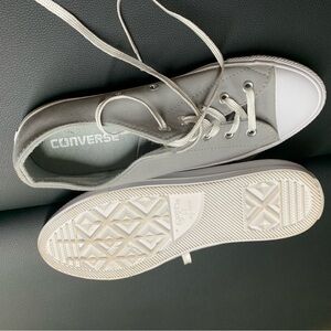 Converse Gray Low-Top Sneakers